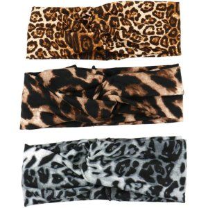 diferentes diademas de animal print